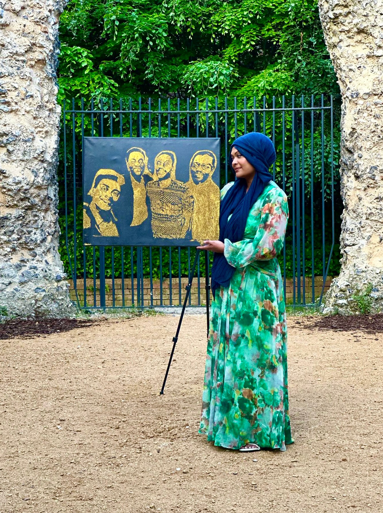 4 PEOPLE GLITTER ART PORTRAIT - NON EVENT