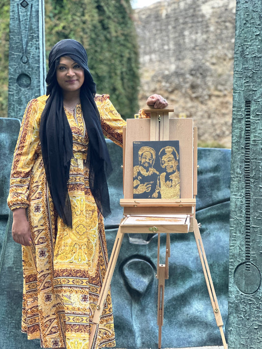 2 PEOPLE GLITTER ART PORTRAIT- Non Event